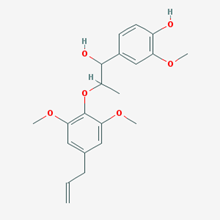 Picture of 1-(3,4-dimethoxyphenyl)-2-(4-allly-2,6-dimethoxyphenoxy)propan-1-ol(Standard Reference Material)