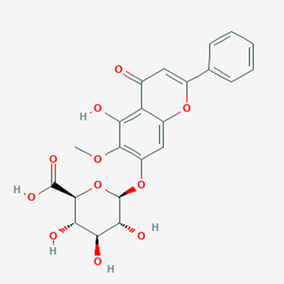 Picture of Oroxylin A-7-O-β-D-glucuronide(Standard Reference Material)