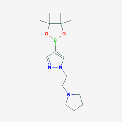 Picture of 1-(2-(Pyrrolidin-1-yl)ethyl)-4-(4,4,5,5-tetramethyl-1,3,2-dioxaborolan-2-yl)-1H-pyrazole