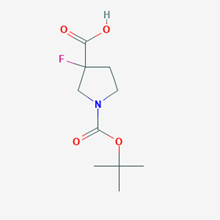 Picture of 1-(tert-Butoxycarbonyl)-3-fluoropyrrolidine-3-carboxylic acid