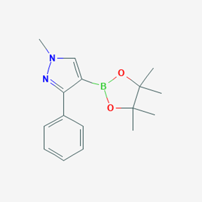 Picture of 1-Methyl-3-phenyl-4-(4,4,5,5-tetramethyl-1,3,2-dioxaborolan-2-yl)-1H-pyrazole