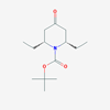 Picture of (2R,6S)-rel-tert-Butyl 2,6-diethyl-4-oxopiperidine-1-carboxylate