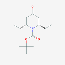 Picture of (2R,6S)-rel-tert-Butyl 2,6-diethyl-4-oxopiperidine-1-carboxylate