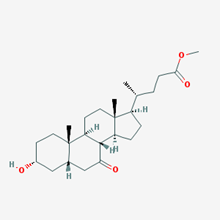 Picture of (R)-Methyl 4-((3R,5S,8R,9S,10S,13R,14S,17R)-3-hydroxy-10,13-dimethyl-7-oxohexadecahydro-1H-cyclopenta[a]phenanthren-17-yl)pentanoate