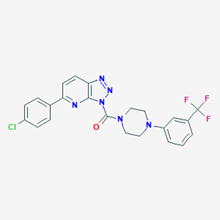 Picture of (5-(4-Chlorophenyl)-3H-[1,2,3]triazolo[4,5-b]pyridin-3-yl)(4-(3-(trifluoromethyl)phenyl)piperazin-1-yl)methanone