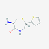 Picture of (2S,6R)-6-Amino-2-(thiophen-2-yl)-1,4-thiazepan-5-one