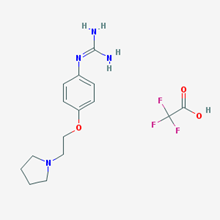 Picture of 1-(4-(2-(Pyrrolidin-1-yl)ethoxy)phenyl)guanidine 2,2,2-trifluoroacetate