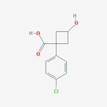 Picture of 1-(4-Chlorophenyl)-3-hydroxycyclobutanecarboxylic acid