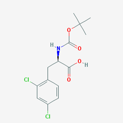 Picture of (R)-2-((tert-Butoxycarbonyl)amino)-3-(2,4-dichlorophenyl)propanoic acid