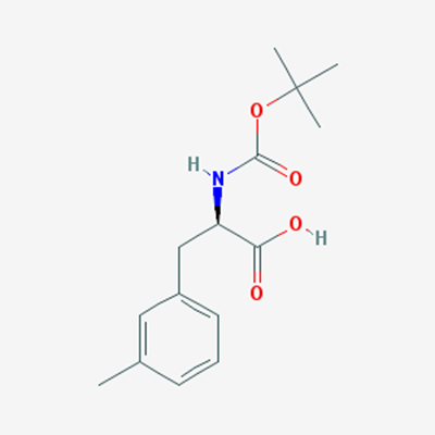 Picture of (R)-2-((tert-Butoxycarbonyl)amino)-3-(m-tolyl)propanoic acid