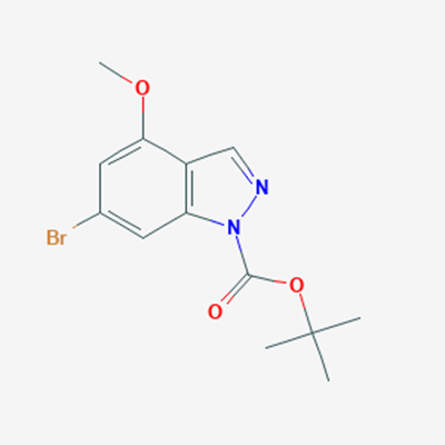 Picture of tert-Butyl 6-bromo-4-methoxy-1H-indazole-1-carboxylate