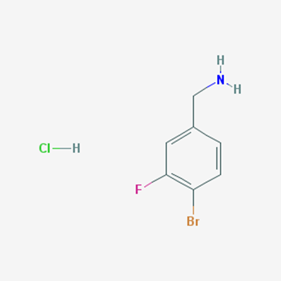 Picture of (4-Bromo-3-fluorophenyl)methanamine hydrochloride