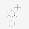 Picture of (R)-2-((tert-Butoxycarbonyl)amino)-2-(tetrahydro-2H-pyran-4-yl)acetic acid