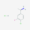 Picture of (R)-1-(4-Chloro-3-fluorophenyl)ethanamine hydrochloride