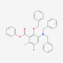 Picture of Phenyl 2-(benzyloxy)-3-(dibenzylamino)-5-fluoro-6-methylbenzoate