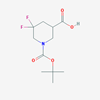 Picture of 1-(tert-Butoxycarbonyl)-5,5-difluoropiperidine-3-carboxylic acid