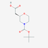 Picture of (S)-2-(4-(tert-Butoxycarbonyl)morpholin-2-yl)acetic acid