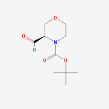 Picture of (3R)-3-Formyl-4-morpholinecarboxylic acid tert-butyl ester