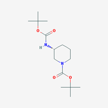 Picture of (R)-tert-Butyl 3-((tert-butoxycarbonyl)amino)piperidine-1-carboxylate