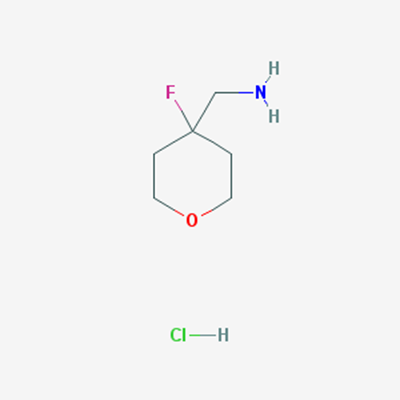 Picture of (4-Fluorotetrahydro-2H-pyran-4-yl)methanamine hydrochloride