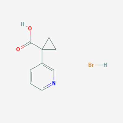 Picture of 1-(Pyridin-3-yl)cyclopropanecarboxylic acid hydrobromide