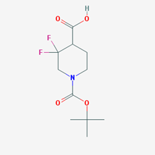 Picture of 1-(tert-Butoxycarbonyl)-3,3-difluoropiperidine-4-carboxylic acid