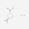 Picture of (1S,4R)-4-Aminocyclopent-2-enecarboxylic acid hydrochloride