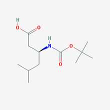 Picture of (S)-3-((tert-Butoxycarbonyl)amino)-5-methylhexanoic acid