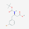 Picture of (R)-4-(3-Bromophenyl)-3-((tert-butoxycarbonyl)amino)butanoic acid