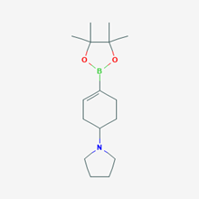 Picture of 1-(4-(4,4,5,5-Tetramethyl-1,3,2-dioxaborolan-2-yl)cyclohex-3-en-1-yl)pyrrolidine