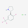 Picture of (R)-2-(2-Fluoro-5-(trifluoromethyl)phenyl)pyrrolidine hydrochloride