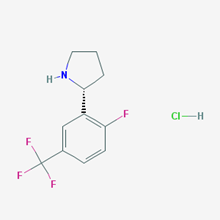 Picture of (R)-2-(2-Fluoro-5-(trifluoromethyl)phenyl)pyrrolidine hydrochloride