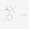 Picture of (S)-2,2,2-Trifluoro-1-(3-fluorophenyl)ethanamine hydrochloride