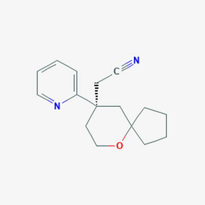 Picture of (R)-2-(9-(Pyridin-2-yl)-6-oxaspiro[4.5]decan-9-yl)acetonitrile