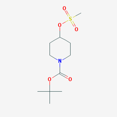 Picture of tert-Butyl 4-((methylsulfonyl)oxy)piperidine-1-carboxylate