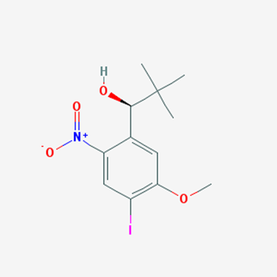 Picture of (S)-1-(4-Iodo-5-methoxy-2-nitrophenyl)-2,2-dimethylpropan-1-ol