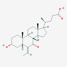 Picture of (R)-4-((3R,5R,8S,9S,10R,13R,14S,17R,E)-6-Ethylidene-3-hydroxy-10,13-dimethyl-7-oxohexadecahydro-1H-cyclopenta[a]phenanthren-17-yl)pentanoic acid