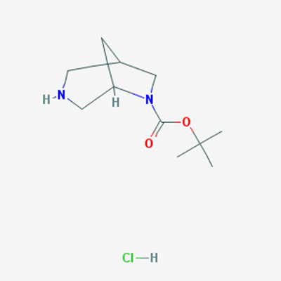 Picture of tert-Butyl 3,6-diazabicyclo[3.2.1]octane-6-carboxylate hydrochloride