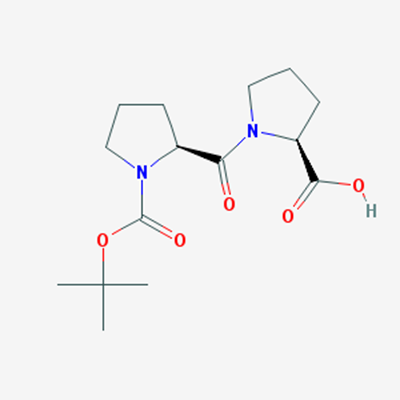 Picture of (S)-1-((S)-1-(tert-Butoxycarbonyl)pyrrolidine-2-carbonyl)pyrrolidine-2-carboxylic acid