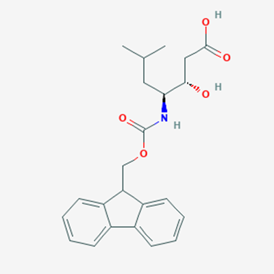 Picture of (3S,4S)-4-((((9H-Fluoren-9-yl)methoxy)carbonyl)amino)-3-hydroxy-6-methylheptanoic acid