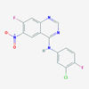 Picture of N-(3-Chloro-4-fluorophenyl)-7-fluoro-6-nitroquinazolin-4-amine