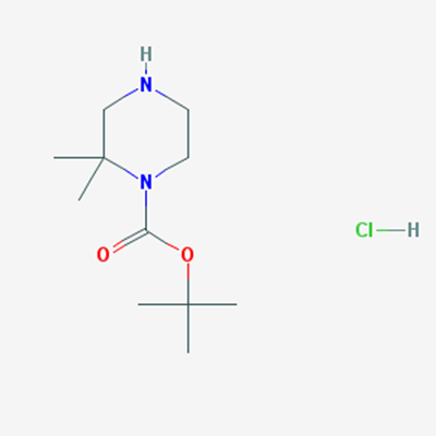 Picture of tert-Butyl 2,2-dimethylpiperazine-1-carboxylate hydrochloride