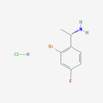 Picture of (S)-1-(2-Bromo-4-fluorophenyl)ethanamine hydrochloride