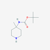 Picture of tert-Butyl (4-methylpiperidin-4-yl)carbamate