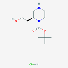 Picture of (S)-tert-Butyl 2-(2-hydroxyethyl)piperazine-1-carboxylate hydrochloride