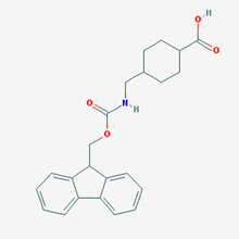 Picture of trans-4-(((((9H-fluoren-9-yl)methoxy)carbonyl)amino)methyl)cyclohexanecarboxylic acid