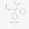 Picture of (Z)-4-Acetoxy-3-(4-(methylsulfonyl) phenyl)-2-phenylbut-2-enoic acid