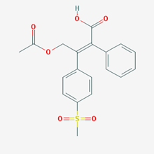 Picture of (Z)-4-Acetoxy-3-(4-(methylsulfonyl) phenyl)-2-phenylbut-2-enoic acid