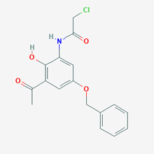 Picture of N-(3-Acetyl-5-(benzyloxy)-2-hydroxyphenyl)-2-chloroacetamide