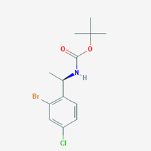 Picture of (R)-tert-Butyl (1-(2-bromo-4-chlorophenyl)ethyl)carbamate